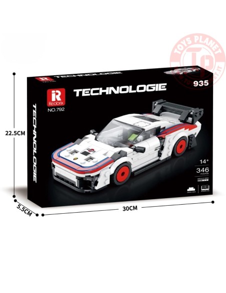 Auto da Corsa Bianca Rossa (346pcs) REOBRIX 792 REOBRIX