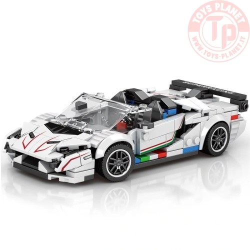 Auto da Corsa Bianco (382pcs) REOBRIX 687 REOBRIX
