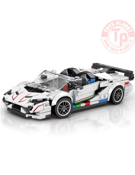 Auto da Corsa Bianco (382pcs) REOBRIX 687 REOBRIX Auto da Corsa Bianco (382pcs) REOBRIX 687 REOBRIX