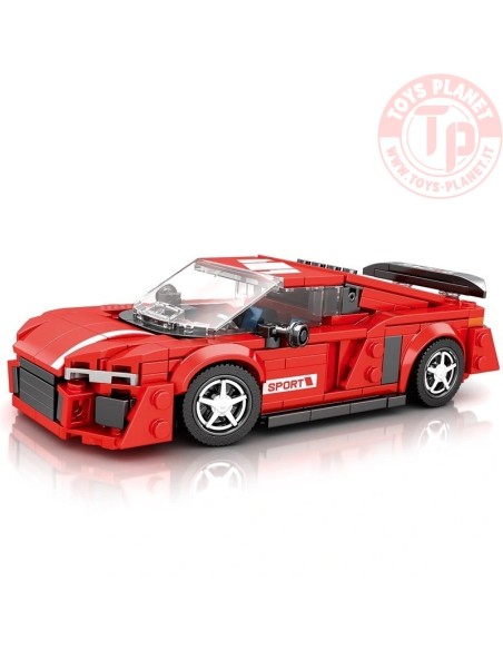 Auto da Corsa Bianco Rosso (413pcs) REOBRIX 681 REOBRIX Auto da Corsa Bianco Rosso (413pcs) REOBRIX 681 REOBRIX