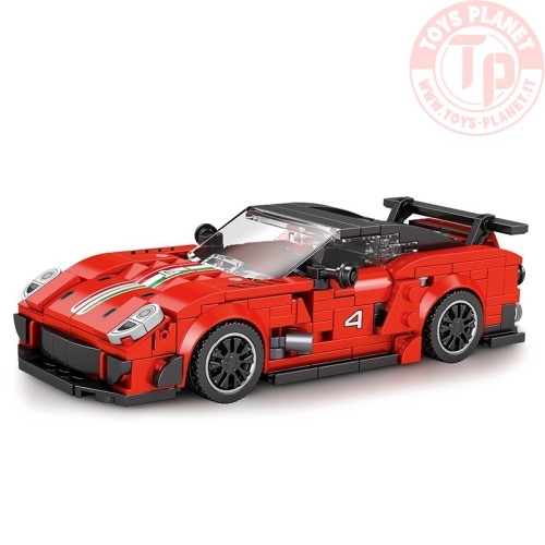 Auto da Corsa Rosso Bianco (413pcs) REOBRIX 676 REOBRIX