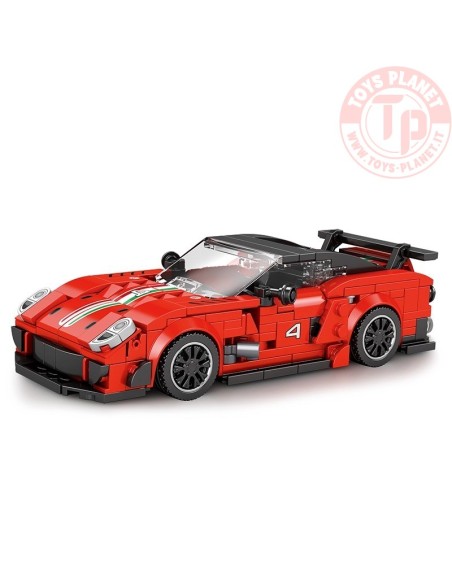 Auto da Corsa Rosso Bianco (413pcs) REOBRIX 676 REOBRIX Auto da Corsa Rosso Bianco (413pcs) REOBRIX 676 REOBRIX