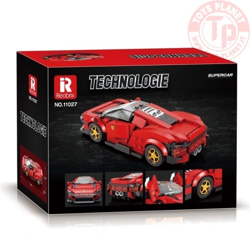 Auto da Corsa Rosso Nero (306pcs) REOBRIX 11027 REOBRIX