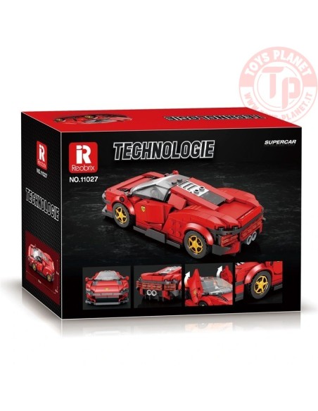 Auto da Corsa Rosso Nero (306pcs) REOBRIX 11027 REOBRIX Auto da Corsa Rosso Nero (306pcs) REOBRIX 11027 REOBRIX