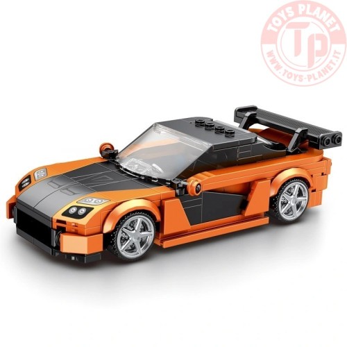 Auto da Corsa Arancio Nero (306pcs) REOBRIX 804 REOBRIX