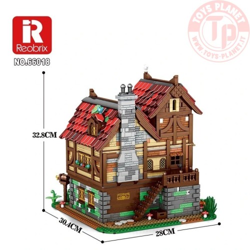 Medieval Tavern THE CRUSADER'S INN (3214pcs) REOBRIX 66017 REOBRIX