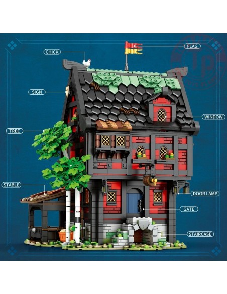 Medieval Tavern THE CRUSADER'S INN (3214pcs) REOBRIX 66017 REOBRIX Medieval Tavern THE CRUSADER'S INN (3214pcs) REOBRIX 66017 REOBRIX