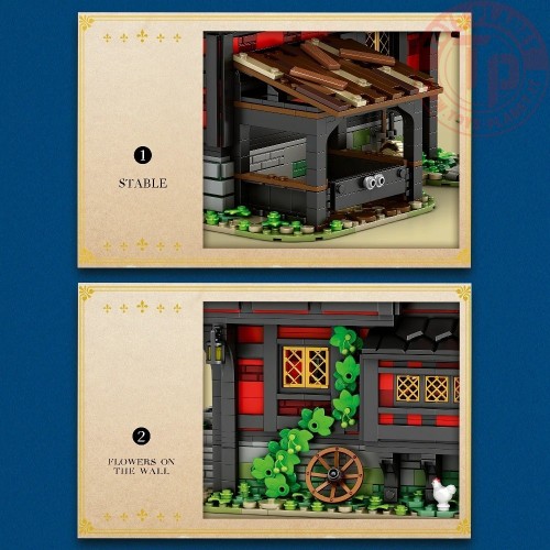 Medieval Tavern THE CRUSADER'S INN (3214pcs) REOBRIX 66017 REOBRIX