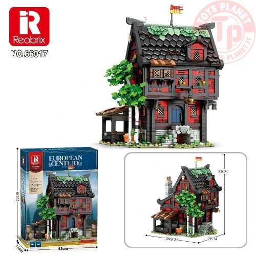 Medieval Tavern THE CRUSADER'S INN (3214pcs) REOBRIX 66017 REOBRIX