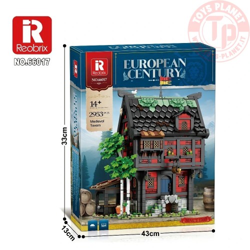 Medieval Tavern THE CRUSADER'S INN (3214pcs) REOBRIX 66017 REOBRIX