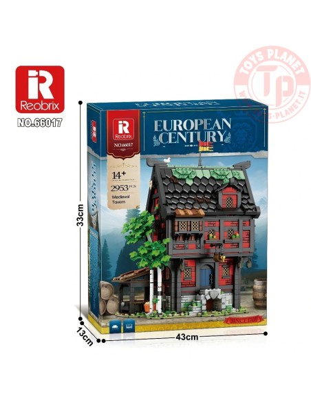Medieval Tavern THE CRUSADER'S INN (3214pcs) REOBRIX 66017 REOBRIX