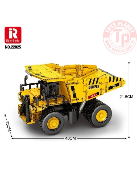 Dumper Miniera Radiocomandato (1622pcs) REOBRIX 22025 REOBRIX