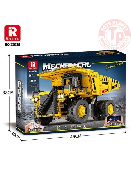 Dumper Miniera Radiocomandato (1622pcs) REOBRIX 22025 REOBRIX