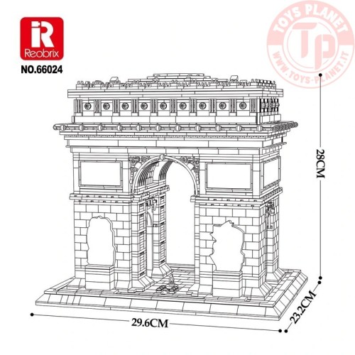 Arch of Triumph (3718pcs) REOBRIX 66024 REOBRIX
