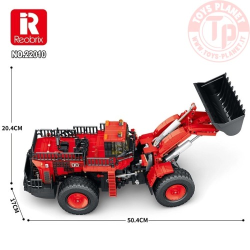 Pala Gommata Rossa Radiocomandato (1876pcs) REOBRIX 22010 REOBRIX