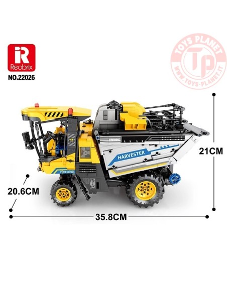 Vendemmiatrice Radiocomandato (22026pcs) REOBRIX 22026 REOBRIX Vendemmiatrice Radiocomandato (22026pcs) REOBRIX 22026 REOBRIX