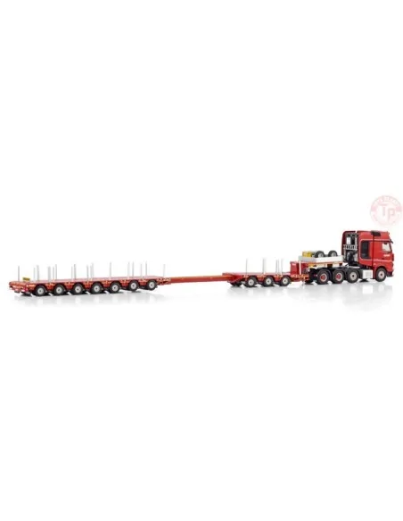 MERCEDES-BENZ ACTROS MP5 SLT GIGA SPACE 8X4 MANOOVR - 3+7 AXLE Nooteboom Red Line WSI 598.30.03 WSI MODELS MERCEDES-BENZ ACTROS MP5 SLT GIGA SPACE 8X4 MANOOVR - 3+7 AXLE Nooteboom Red Line WSI 598.30.03 WSI MODELS