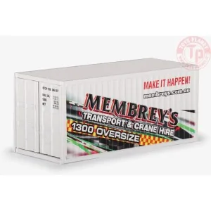 Container 20 ft Membrey's porta apribili 1:50 CONRAD 99928/12 CONRAD
