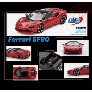 1/64 FERRARI SF90 ROSSO CORSA 2024 BBRFER64030 BBR MODELS 1:64