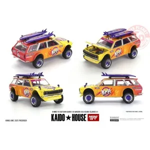 1:64 DATSUN 510 WAGON 4X4 KAIDO ISLANDS V1 1969 KHMG210 MINI GT