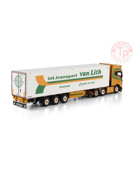 VOLVO FH5 GLOBETROTTER XL 6X2 TWIN STEER REEFER TRAILER - 3 AXLE Van Lith WSI 01-4708 WSI MODELS VOLVO FH5 GLOBETROTTER XL 6X2 TWIN STEER REEFER TRAILER - 3 AXLE Van Lith WSI 01-4708 WSI MODELS