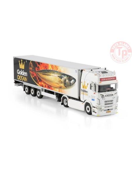 1/50 SCANIA S HIGHLINE CS20H 4X2 REEFER TRAILER - 3 AXLE Adri & Zoon WSI 01-4772 WSI MODELS 1/50 SCANIA S HIGHLINE CS20H 4X2 REEFER TRAILER - 3 AXLE Adri & Zoon WSI 01-4772 WSI MODELS