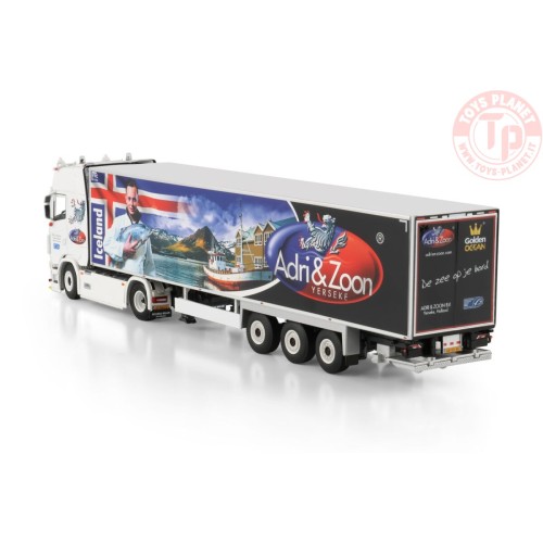 1/50 SCANIA S HIGHLINE CS20H 4X2 REEFER TRAILER - 3 AXLE Adri & Zoon WSI 01-4772 WSI MODELS