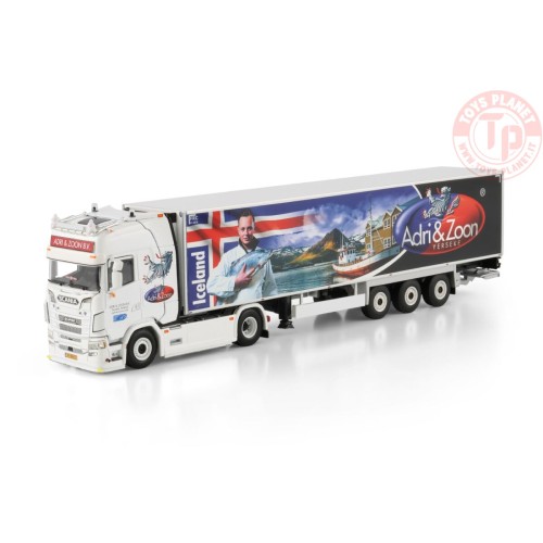 1/50 SCANIA S HIGHLINE CS20H 4X2 REEFER TRAILER - 3 AXLE Adri & Zoon WSI 01-4772 WSI MODELS