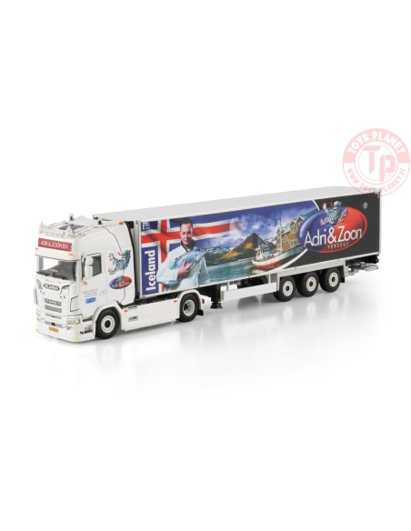 1/50 SCANIA S HIGHLINE CS20H 4X2 REEFER TRAILER - 3 AXLE Adri & Zoon WSI 01-4772 WSI MODELS