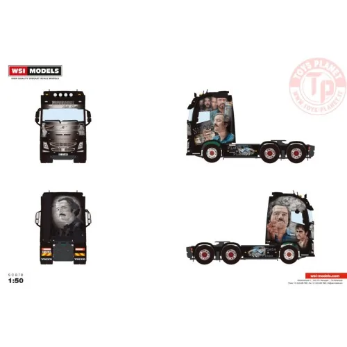 VOLVO FH4 GLOBETROTTER XL 6X2 TAG AXLE Patalacci WSI 01-4775 WSI MODELS