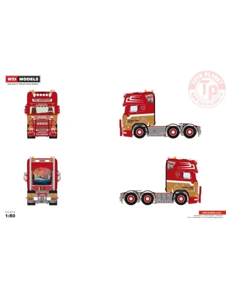 SCANIA R6 TOPLINE 6X2 TWIN STEER Manuel Rogl WSI 01-4825 WSI MODELS