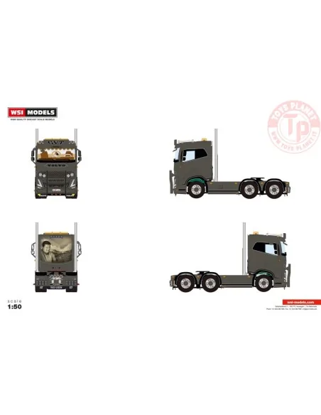 VOLVO FH5 SLEEPER CAB 6X2 TAG AXLE GVT Transport Brugge WSI 01-4698 WSI MODELS