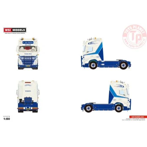 VOLVO FH5 GLOBETROTTER XL 4X2 H. den Hartog WSI 01-4786 WSI MODELS