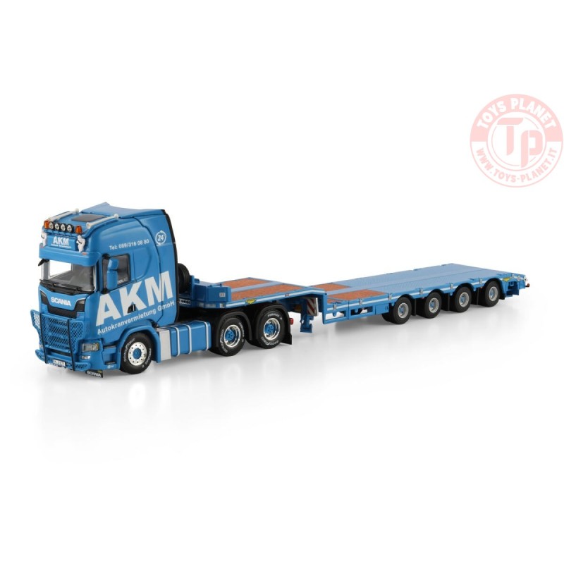自動車 WSI 01-4893A SCANIA 1/50 WSI 01-4885 1/50 SCANIA S HIGHLINE CS20H 6X4 SEMI LOW LOADER - 4 AX