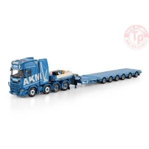 1/50 SCANIA S HIGHLINE CS20H 8X4 SL LOW LOADER - 6 AXLE AKM WSI 01-4886 WSI MODELS