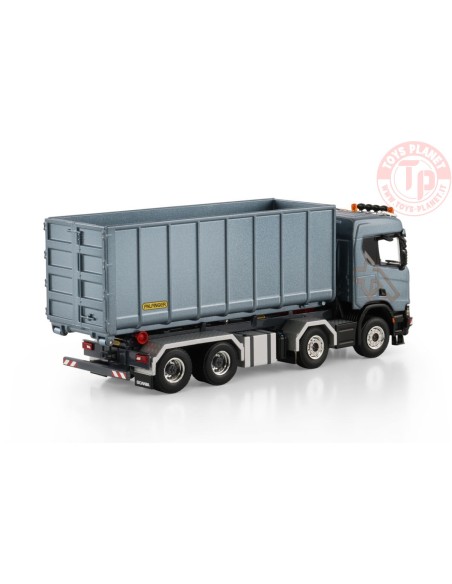 1/50 SCANIA R NORMAL CR20N RIGED TRUCK WITH HOOKLIFT SYSTEM 8X4 + 40M3 CONTAINER WSI 04-2240 WSI MODELS 1/50 SCANIA R NORMAL CR20N RIGED TRUCK WITH HOOKLIFT SYSTEM 8X4 + 40M3 CONTAINER WSI 04-2240 WSI MODELS
