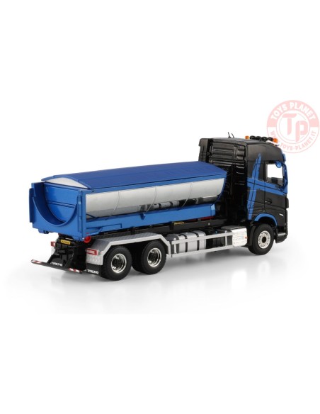 1/50 VOLVO FH5 GLOBETROTTER RIGED TRUCK WITH HOOKLIFT SYSTEM 6X4 + ASPHALT CONTAINER WSI 04-2241 WSI MODELS 1/50 VOLVO FH5 GLOBETROTTER RIGED TRUCK WITH HOOKLIFT SYSTEM 6X4 + ASPHALT CONTAINER WSI 04-2241 WSI MODELS