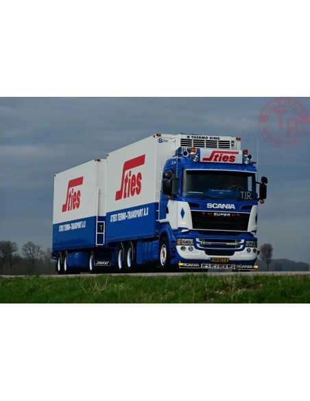 1:50 Scania R560 autotreno frigo Sties TEKNO 89068 TEKNO