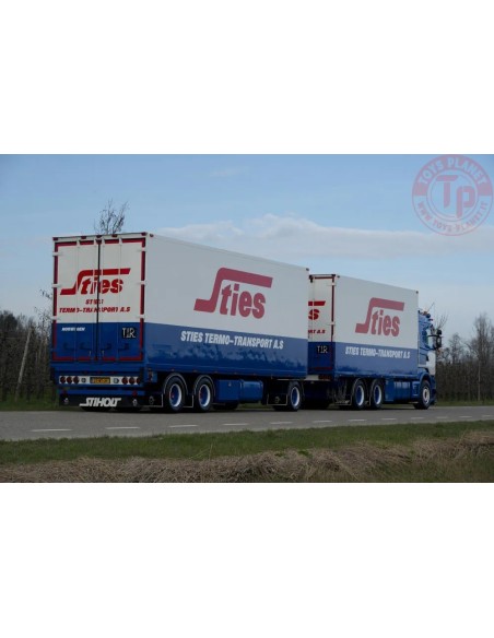 1:50 Scania R560 autotreno frigo Sties TEKNO 89068 TEKNO
