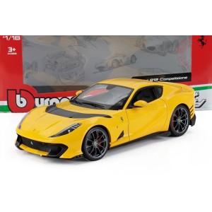 1:18 FERRARI 812 COMPETIZIONE 2021 GIALLO MODENA BU18-01646 BURAGO