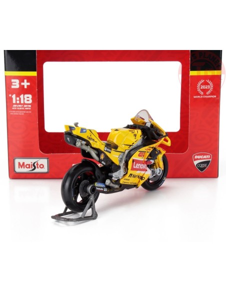 1/18 DUCATI DESMOSEDICI GP23 TEAM LENOVO N 1 WORLD CHAMPION MOTOGP ITALY MISANO LIVERY GP 2023 FRANCESCO BAGNAIA MAISTO 36396... 1/18 DUCATI DESMOSEDICI GP23 TEAM LENOVO N 1 WORLD CHAMPION MOTOGP ITALY MISANO LIVERY GP 2023 FRANCESCO BAGNAIA MAISTO 36396...