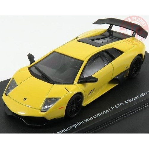 1/43 LAMBORGHINI MURCIELAGO LP670-4 SV SUPERVELOCE 2009 YELLOW E73 MODELLI EDICOLA