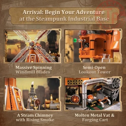 SteamPunk Officina del Mulino a Vento PAN85026 PANTASY