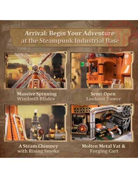 SteamPunk Officina del Mulino a Vento PAN85026 PANTASY