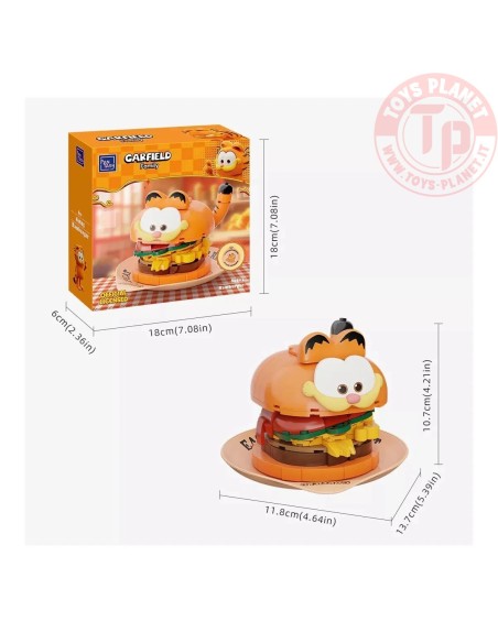 Garfield Foodie Series Garfield Hamburger PAN86805 PANTASY Garfield Foodie Series Garfield Hamburger PAN86805 PANTASY