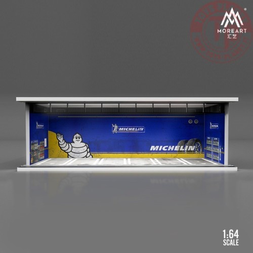 1/64 parking garage michelin with light MO914003 MOREART DIORAMI