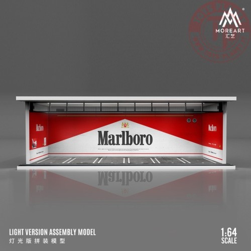 1/64 parking garage marlboro with light MO914015 MOREART DIORAMI