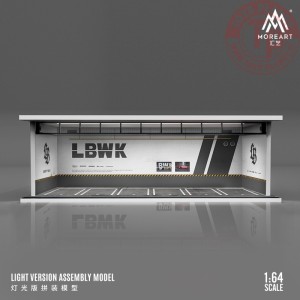 1/64 parking garage lbwk with light MO914023 MOREART DIORAMI