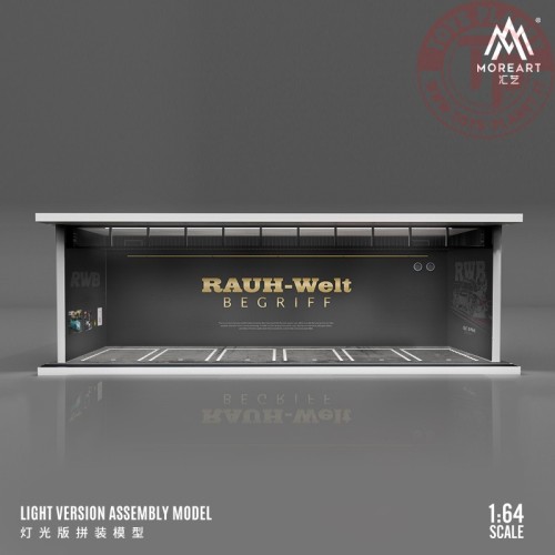 1/64 parking garage rwb with light MO914024 MOREART DIORAMI