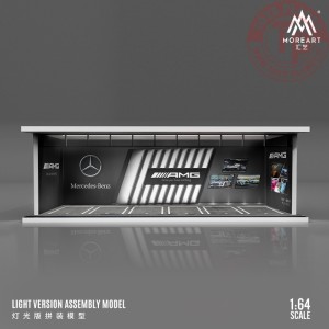 1/64 parking garage amg with light MO914029 MOREART DIORAMI